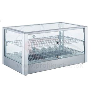 Ohrevná vitrína LINOREX® MINI – hranata – 80 liter vyobraziť