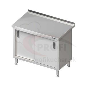 Pracovný stôl krytovaný - krídlové dvere 1400x700x850mm vyobraziť