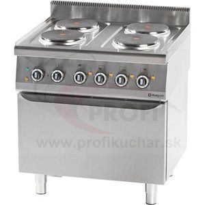 STALGAST Elektricky sporák s rurou GN2/1 STALGAST, 4x2, 5kW vyobraziť