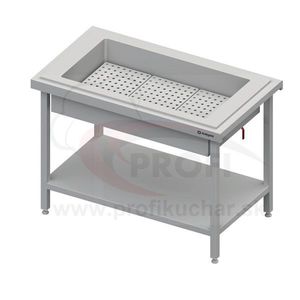 Neutrálny izolovaný stôl na ľad na 4x GN1/1 vyobraziť