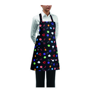 EGOCHEF Kuchárska zástera ku krku EGOchef Bon Bon s vreckom DÁMSKA 70x70 cm vyobraziť