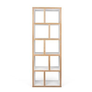Knižnica v bielo-prírodnej farbe 70x198 cm Berlin – TemaHome vyobraziť