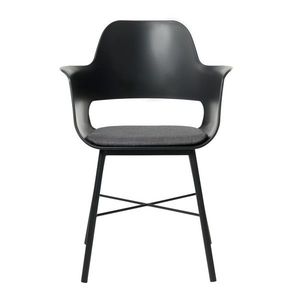 Čierna jedálenská stolička Unique Furniture Wrestler vyobraziť