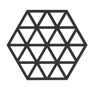 Čierna silikónová podložka pod horúce nádoby Zone Triangles vyobraziť