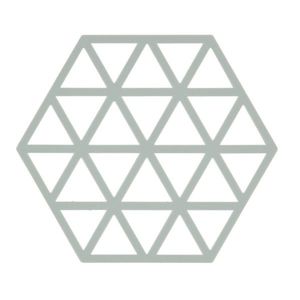 Svetlosivá silikónová podložka pod horúce nádoby Zone Triangles vyobraziť