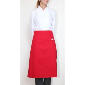 PROFIKUCHAR.SK Kuchárska zástera nízka Profikuchar 100% bavlna - červená vyobraziť