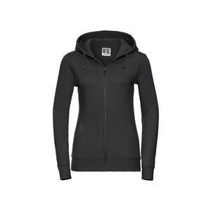 RUSSELL COLECTION Dámska mikina Russel s kapucňou na zips - ČIERNA XL vyobraziť