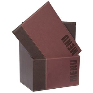 SECURIT Box s jedálnymi lístkami TRENDY, vínova (20 ks) vyobraziť