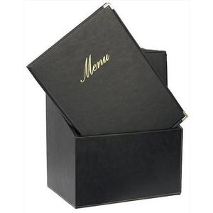 SECURIT Box s jedálnymi lístkami CLASSIC, čierna (20 ks) vyobraziť