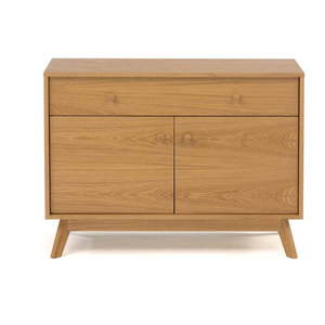 Nízka komoda v dekore duba v prírodnej farbe 100x75 cm Kensal – Woodman vyobraziť