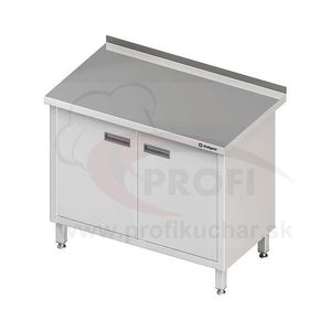 Pracovný stôl krytovaný - krídlové dvere 900x600x850mm vyobraziť