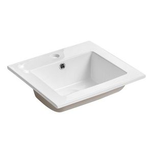 ArtCom Keramické umývadlo CFP DANCE 50 | UM-2050RB (8009) | biely lesk 50 cm vyobraziť