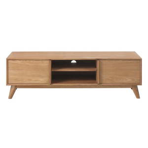 TV stolík v dekore duba v prírodnej farbe 150x46 cm Rho – Unique Furniture vyobraziť