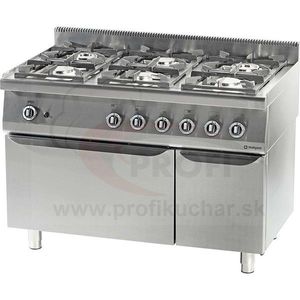 STALGAST 6-Plynovy sporák s P-rurou, STALGAST 42, 5 kW vyobraziť