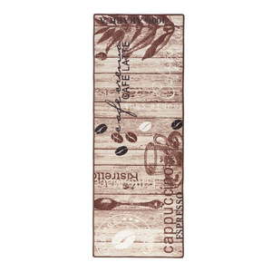 Hnedý kuchynský behúň Hanse Home Delicious Coffee, 67 x 180 cm vyobraziť