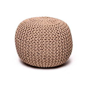 Pieskovohnedý puf na sedenie Bonami Essentials Jagger vyobraziť