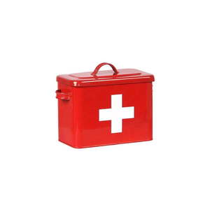 Červená plechová dóza LABEL51 Firt Aid vyobraziť