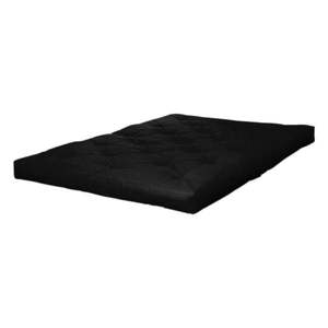 Čierny stredne tvrdý futónový matrac 120x200 cm Comfort Black – Karup Design vyobraziť
