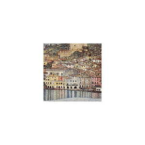 Reprodukcia obrazu Gustav Klimt - Malcesine on Lake Garda, 60 × 60 cm vyobraziť