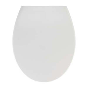 Biele WC sedadlo s jednoduchým zatváraním Wenko Samos, 44, 5 x 37, 5 cm vyobraziť