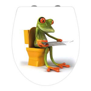 WC sedadlo s jednoduchým zatváraním Wenko Frog News, 45 x 38, 8 cm vyobraziť