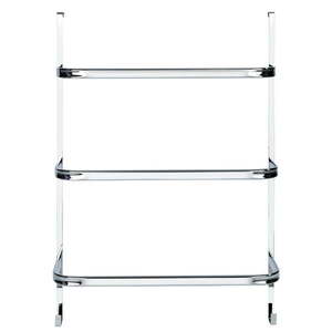 Strieborný samodržiaci věšiak na uteráky Wenko Towel Holder Chrome, 21 × 54 cm vyobraziť