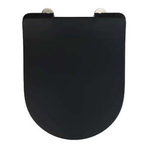 Čierne WC sedadlo Wenko Sedilo Black, 45, 2 × 36, 2 cm vyobraziť