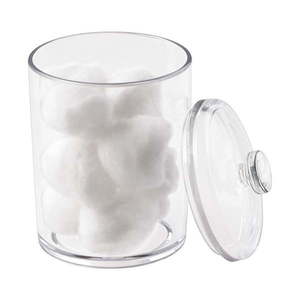 Transparentná úložná dóza iDesign Canister, ⌀ 7, 4 cm vyobraziť