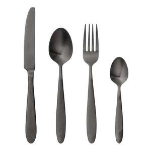 4-dielna súprava príborov v čiernej farbe Bloomingville Cutlery Eleganza vyobraziť
