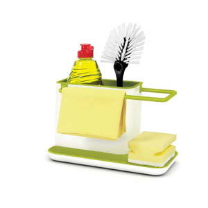 Bielo-zelený kuchynský stojan na umývacie prostriedky Joseph Joseph Caddy Sink Tidy vyobraziť