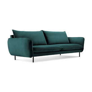 Petrolejovozelená zamatová pohovka Cosmopolitan Design Vienna, 230 cm vyobraziť