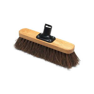 Hlavica na zmeták s tuhými palmovými vláknami Addis Varnished, 27, 5 cm vyobraziť
