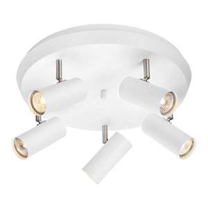 Biele stropné svietidlo Markslöjd Torino Ceiling White 5L vyobraziť