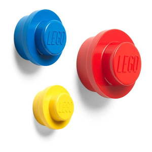 Sada 3 vešiakov na stenu LEGO® Colour vyobraziť