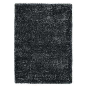 Antracitovosivý koberec 60x120 cm Aloe Liso – Universal vyobraziť
