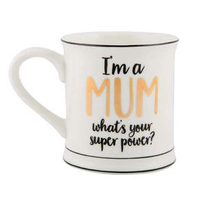 Porcelánový hrnček Sass & Belle Super Mum, 400 ml vyobraziť