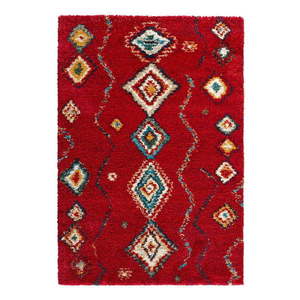 Červený koberec Mint Rugs Geometric, 120 x 170 cm vyobraziť
