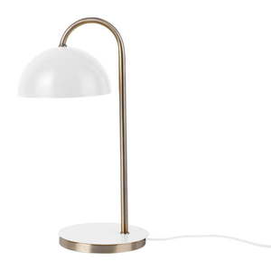 Stolová lampa v matnej bielej farbe Leitmotiv Decova vyobraziť