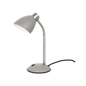 Sivá stolová lampa Leitmotiv Dorm vyobraziť