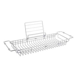 Nastaviteľný kovový držiak na vanu v striebornej farbe PT LIVING Tub, 61 - 86 cm vyobraziť