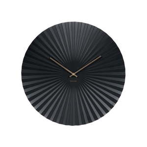 Hodiny v čiernej farbe Karlsson Sensu, ⌀ 50 cm vyobraziť