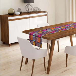 Behúň na stôl 45x140 cm Mandala Tiles – Minimalist Cushion Covers vyobraziť