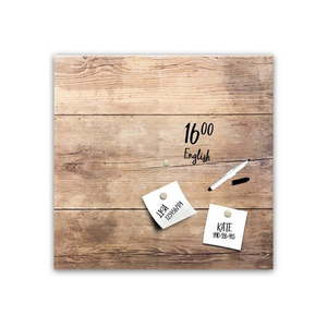 Magnetická tabuľa Styler Wood, 30 × 30 cm vyobraziť