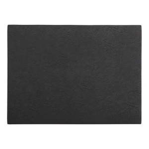 Čierne prestieranie z imitácie kože ZicZac Troja Rectangle, 33 x 45 cm vyobraziť