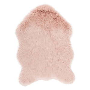 Ružová umelá kožušina Tiseco Home Studio Sheepskin, 60 × 90 cm vyobraziť
