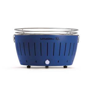 Modrý nedymiaci gril na uhlie LotusGrill XL vyobraziť