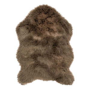 Tmavohnedá umelá kožušina Tiseco Home Studio Sheepskin, 60 × 90 cm vyobraziť
