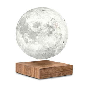 Hnedá LED stolová lampa (výška 14 cm) Moon – Gingko vyobraziť
