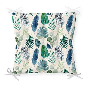 Sedák na stoličku Minimalist Cushion Covers Navy Flower, 40 x 40 cm vyobraziť