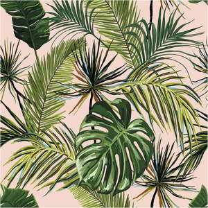 Dekoratívna samolepka na stenu Ambiance Exotic, 60 x 60 cm vyobraziť